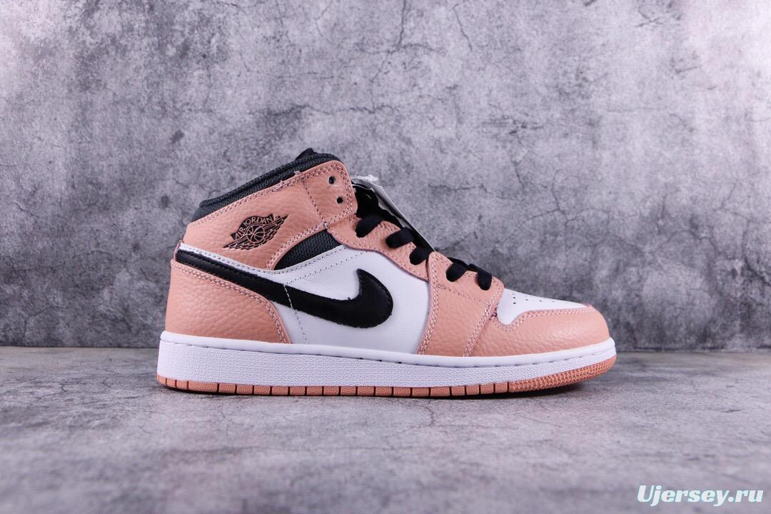 Air Jordan 1 Mid Ping Quartz （woman）