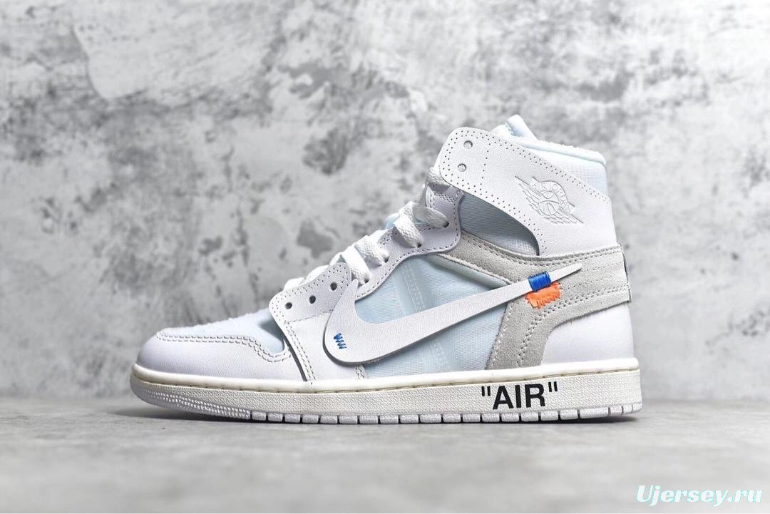 Off-White × Air Jordan 1 Retro High White