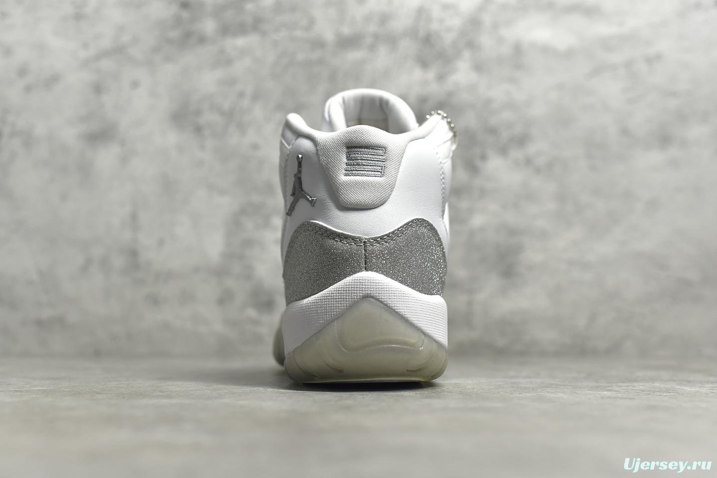 Jordan 11 Retro White Metallic Silver