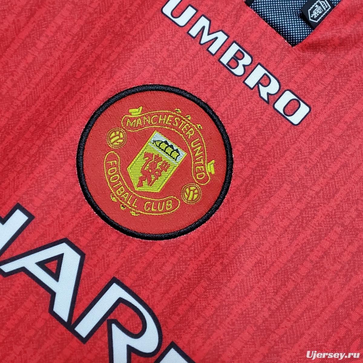 Retro 96/97 Manchester United home Soccer Jersey