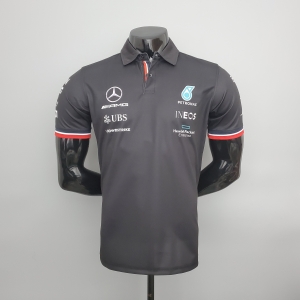 F1 Formula One racing suit; Mercedes POLO Black S-5XL