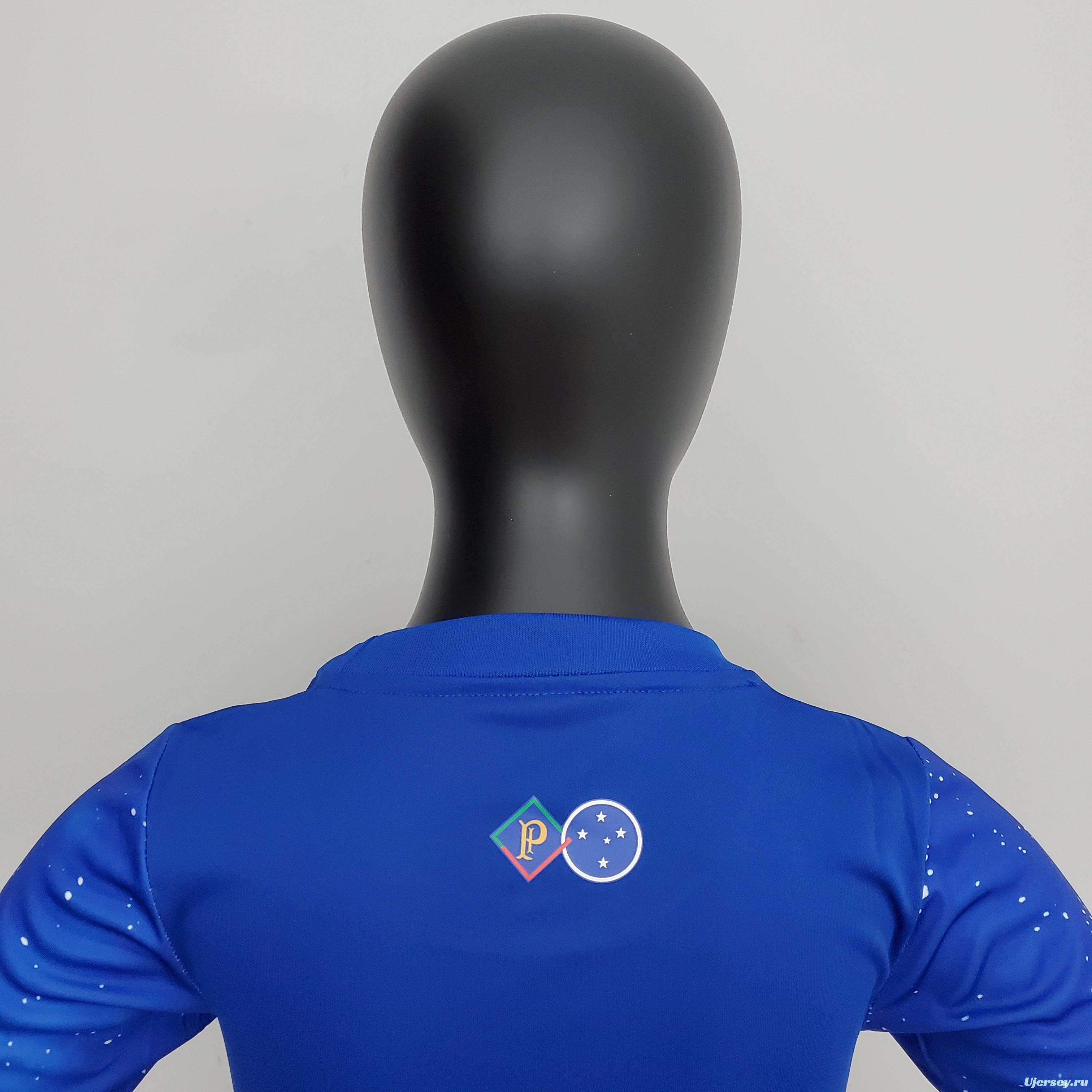 22/23 Cruzeiro home Soccer Jersey