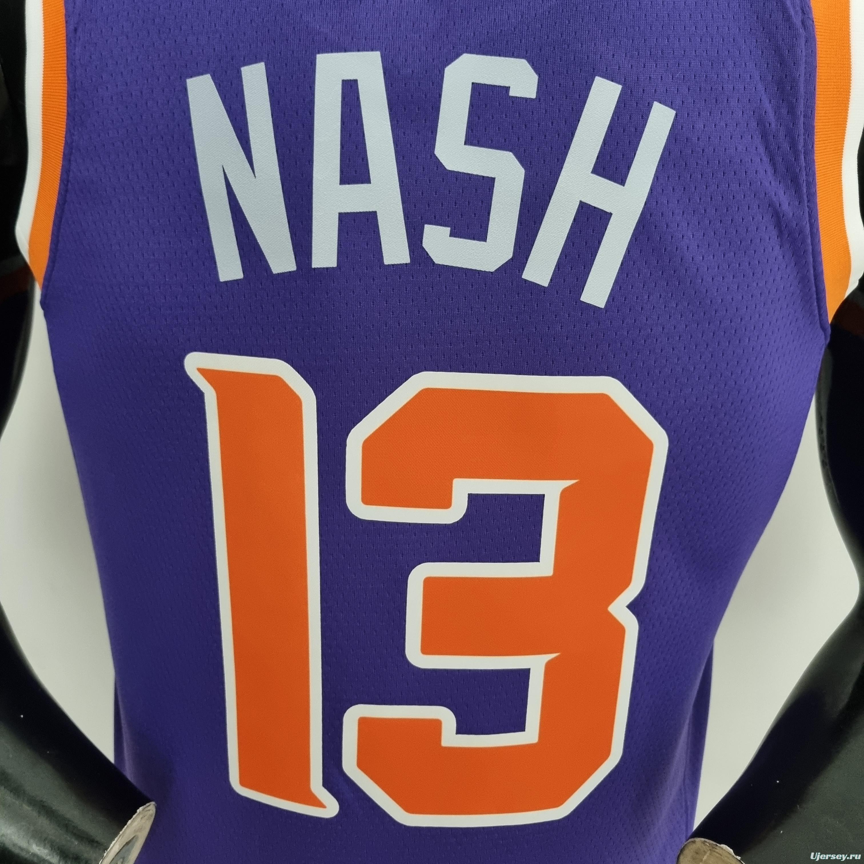 75th Anniversary Nash #13 Phoenix Suns Purple NBA Jersey