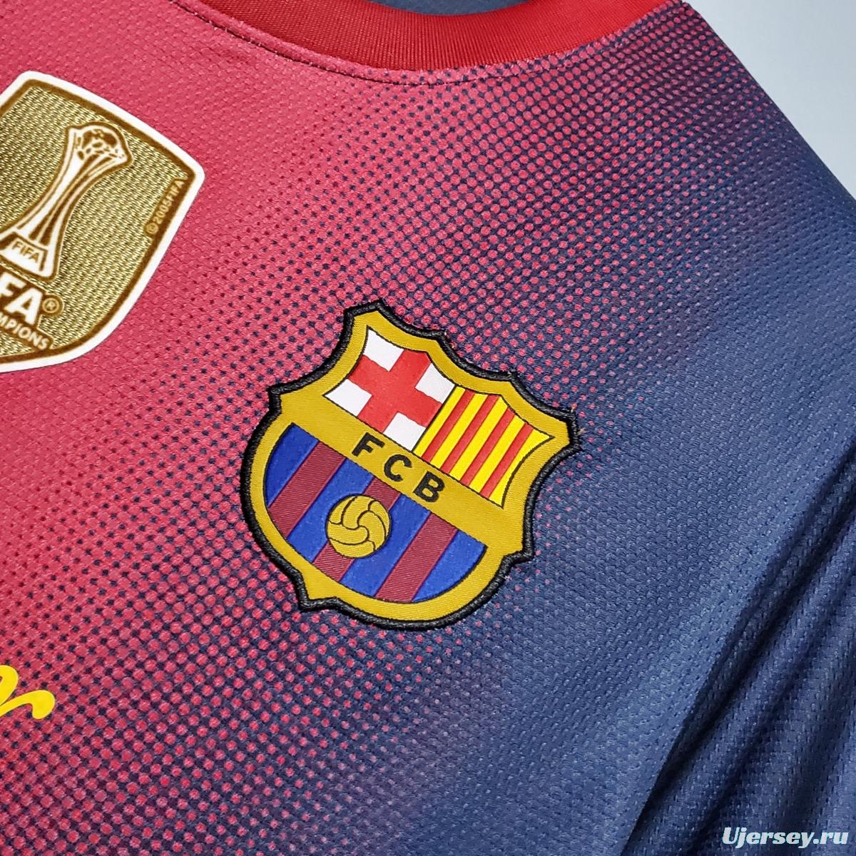 Retro Barcelona 12/13 home Soccer Jersey