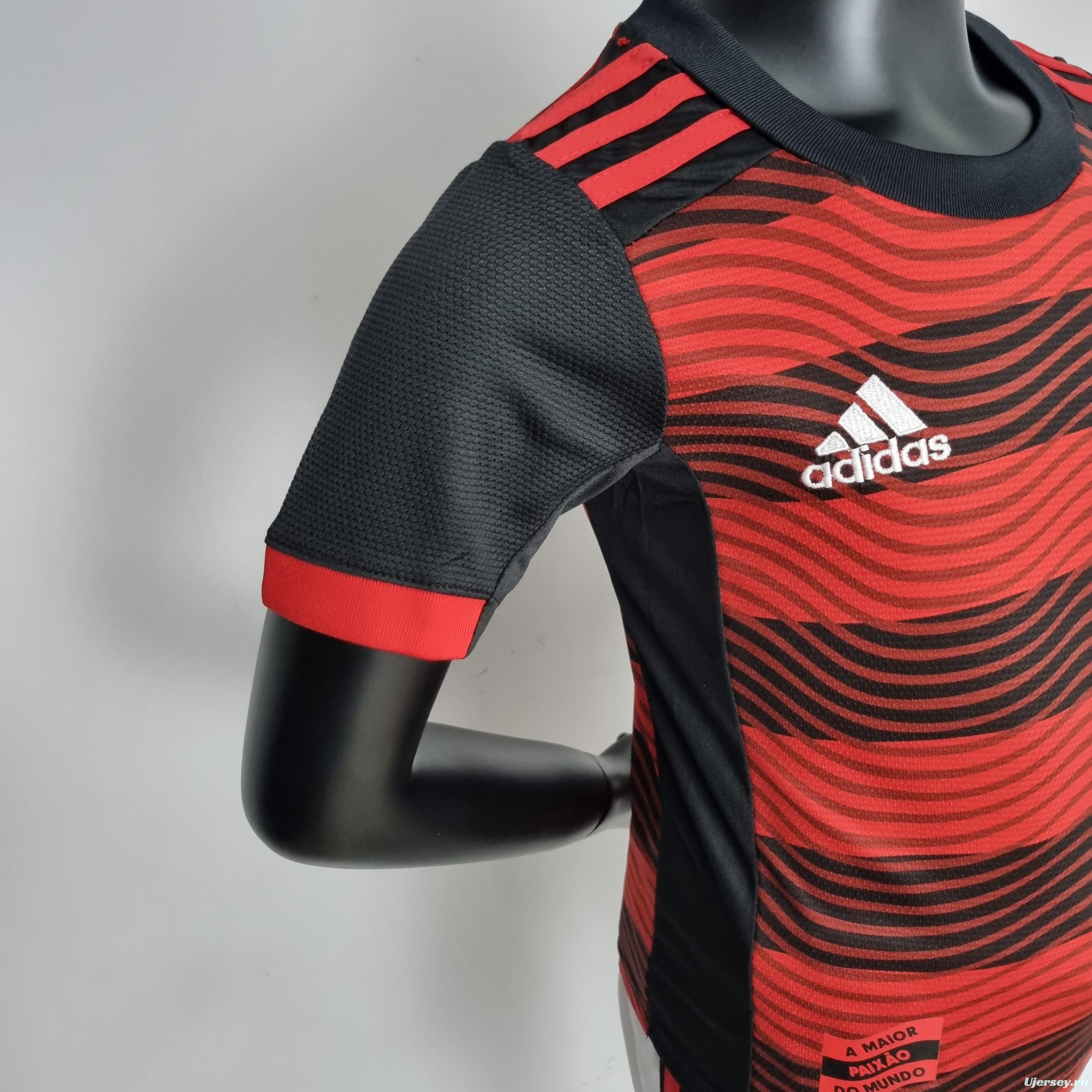 22/23 Flamengo kids home Soccer Jersey