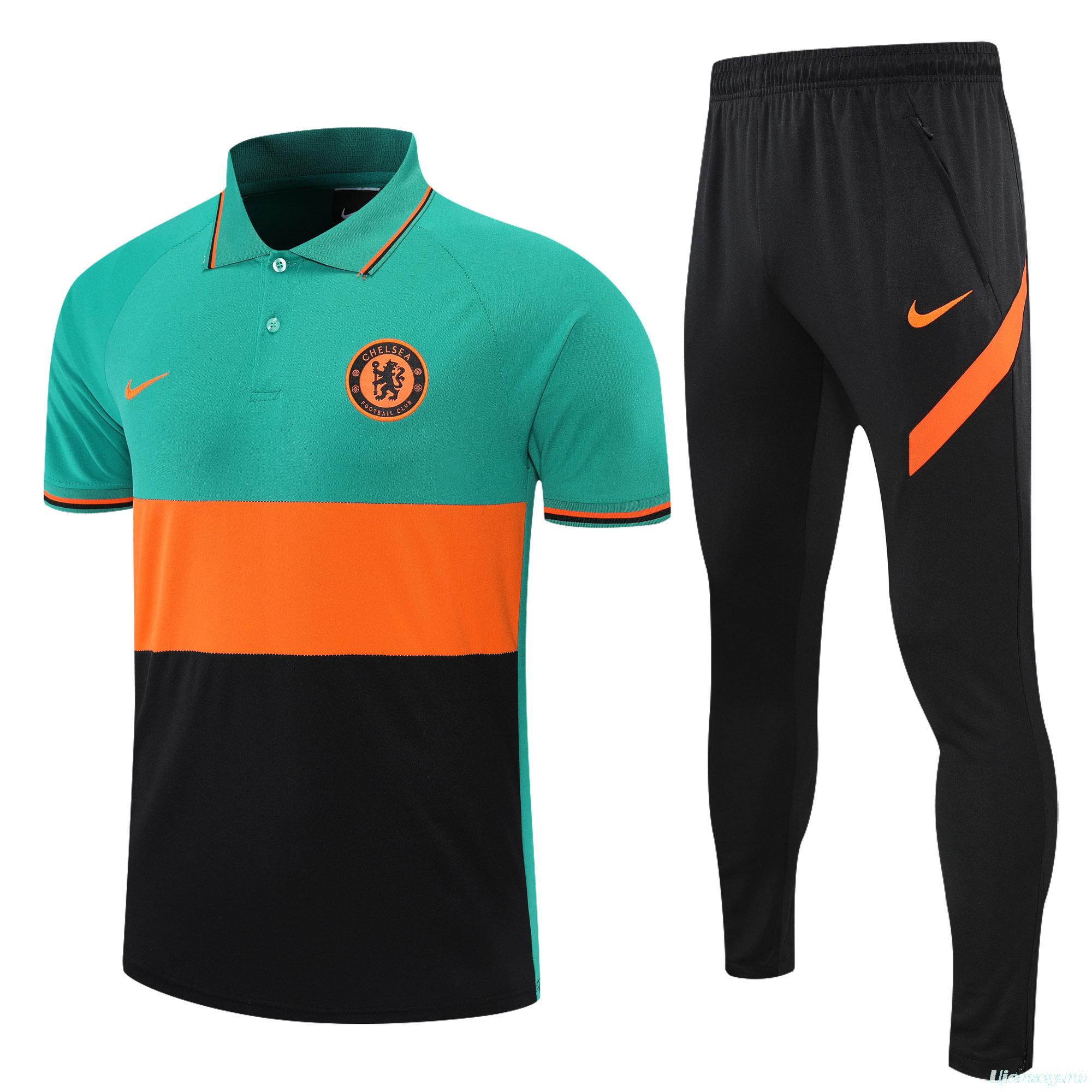 Chelsea POLO kit black orange green (not supported to be sold separately)