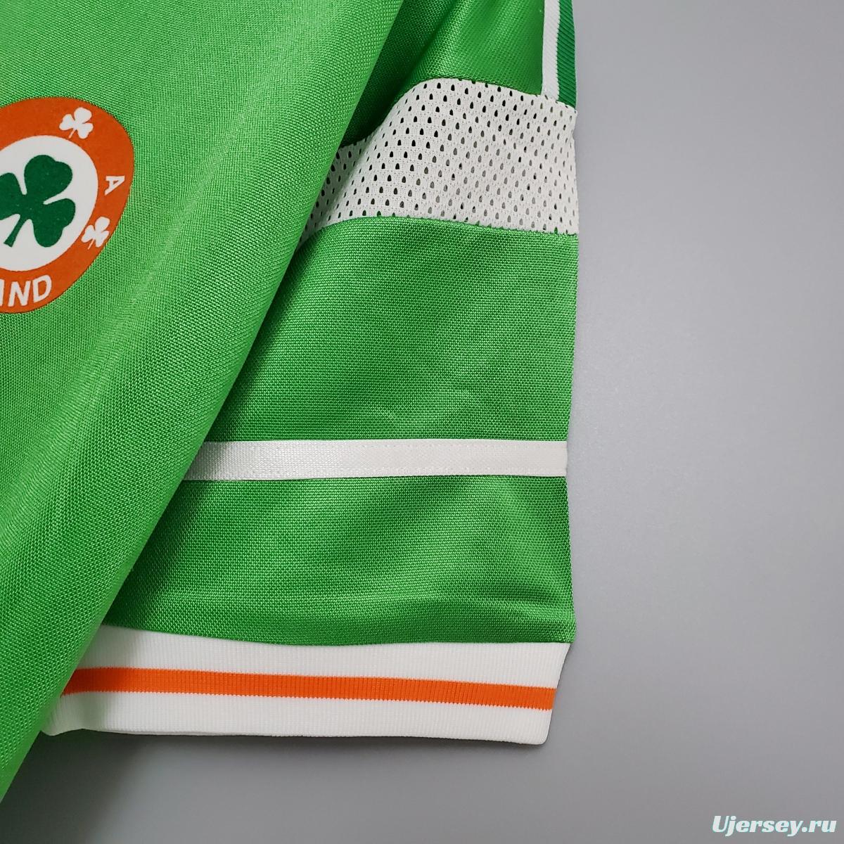 Retro 1988 Ireland home Soccer Jersey