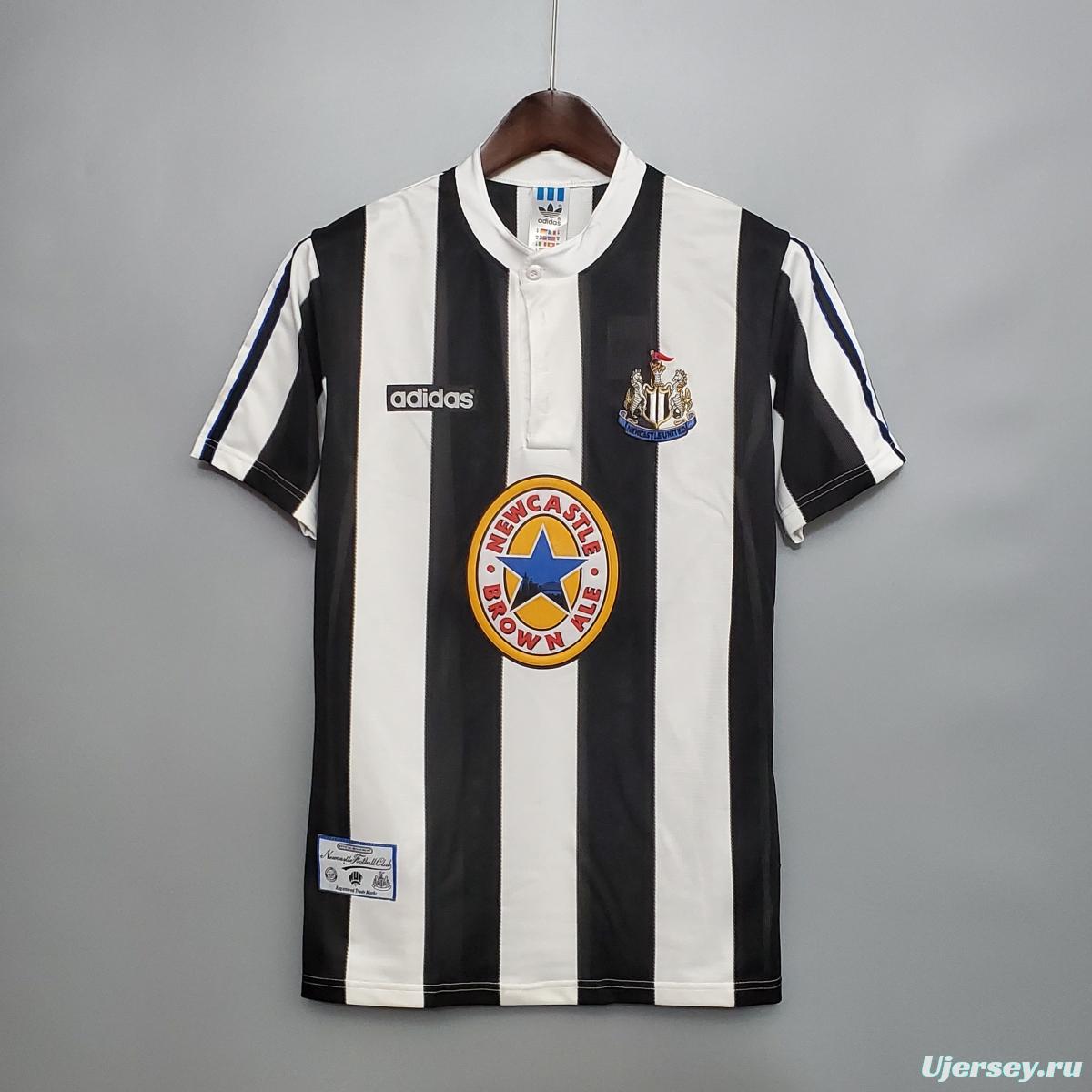 Retro 95/97 Newcastle United home Soccer Jersey