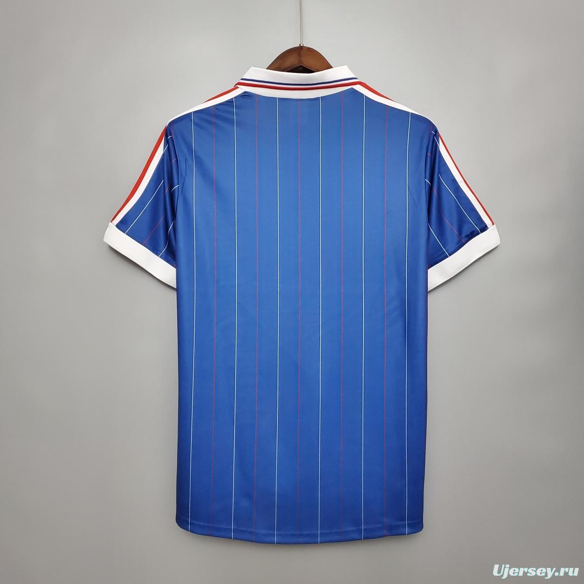 Retro France 1982 home Soccer Jersey