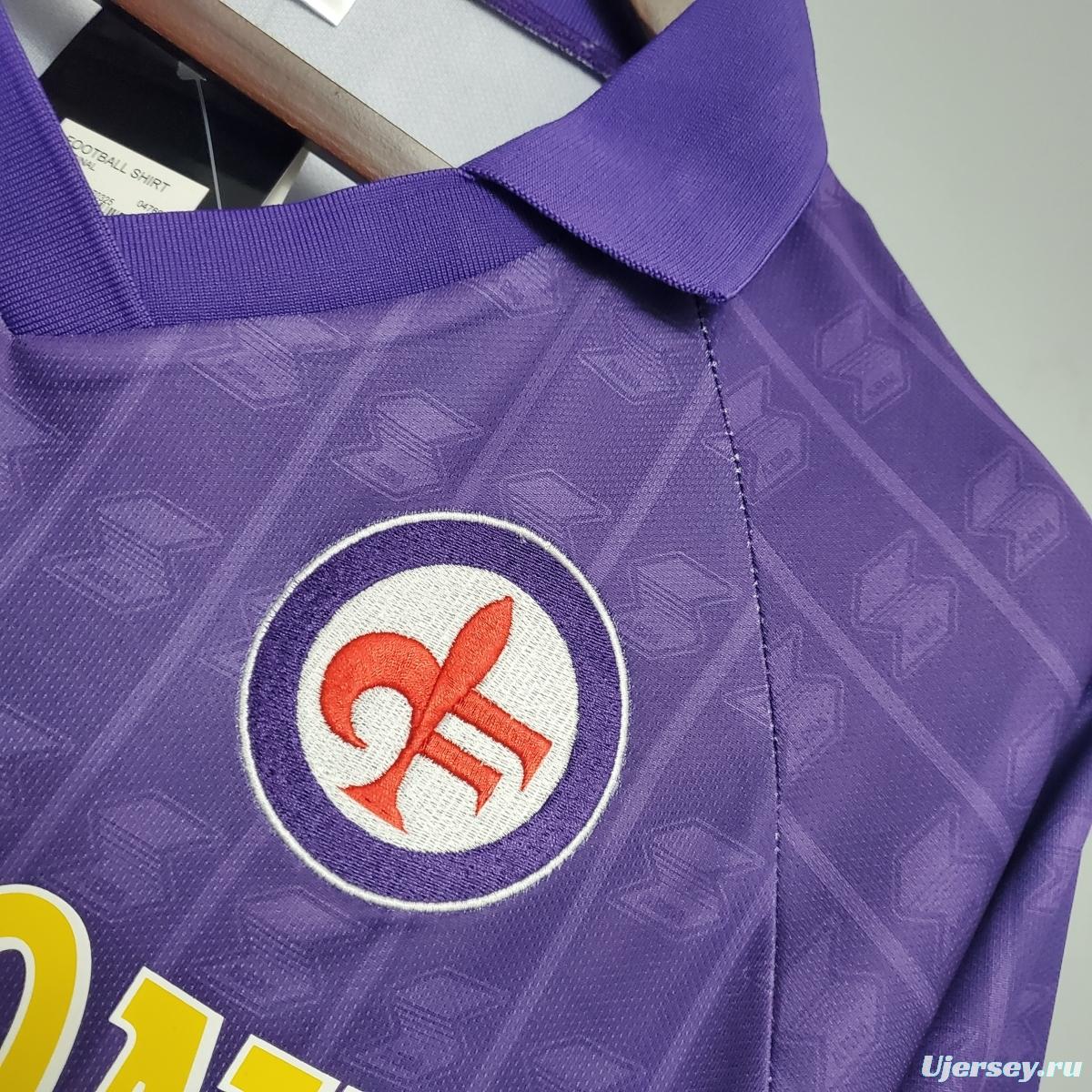 Retro Fiorentina 89/90 home Soccer Jersey