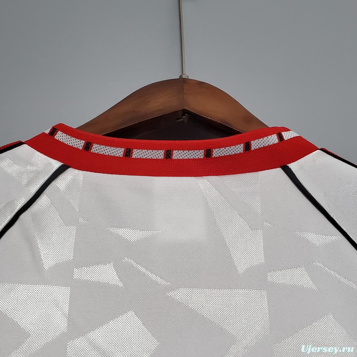 Retro 1991 Manchester United white Soccer Jersey