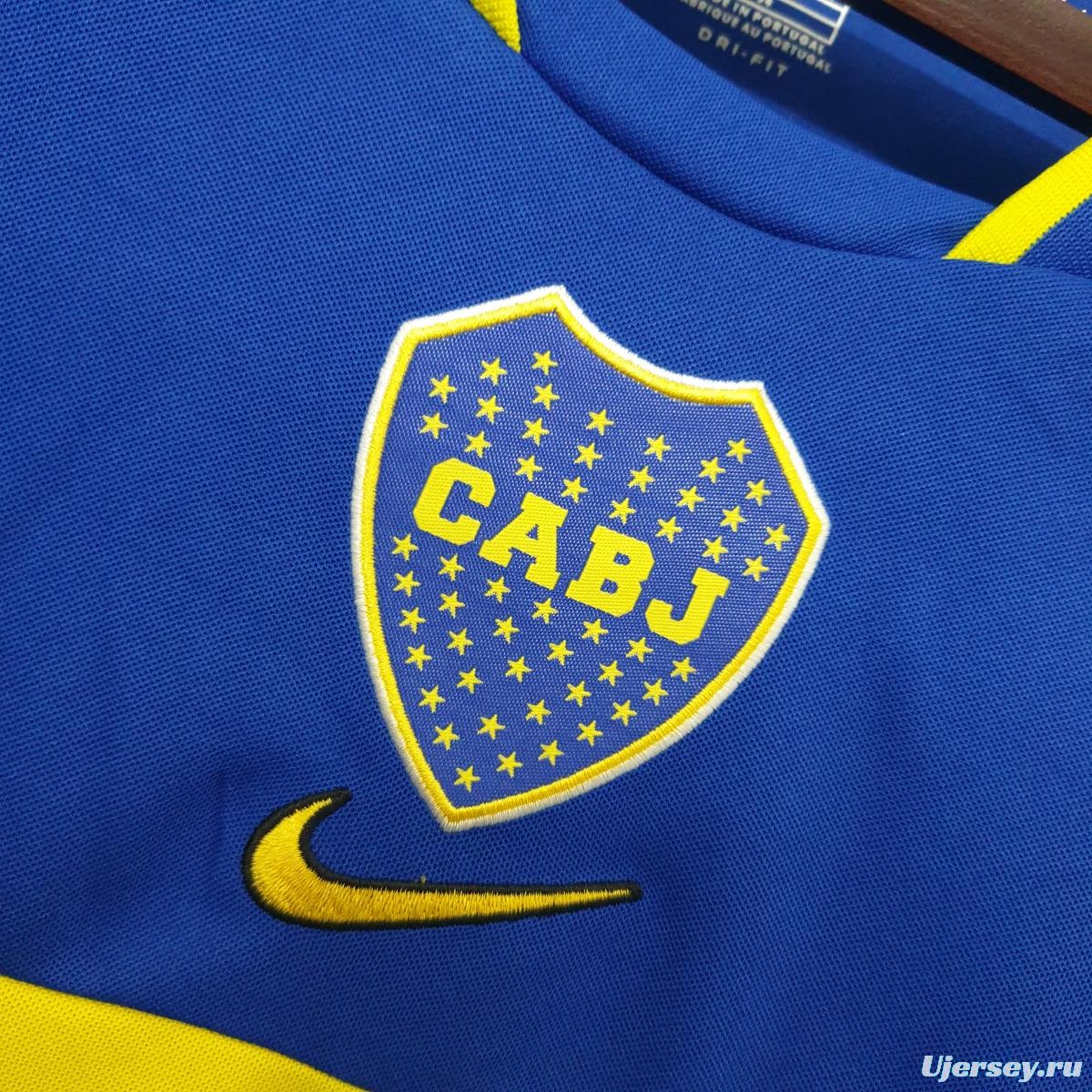 Boca Juniors 2001 retro shirt home Soccer Jersey