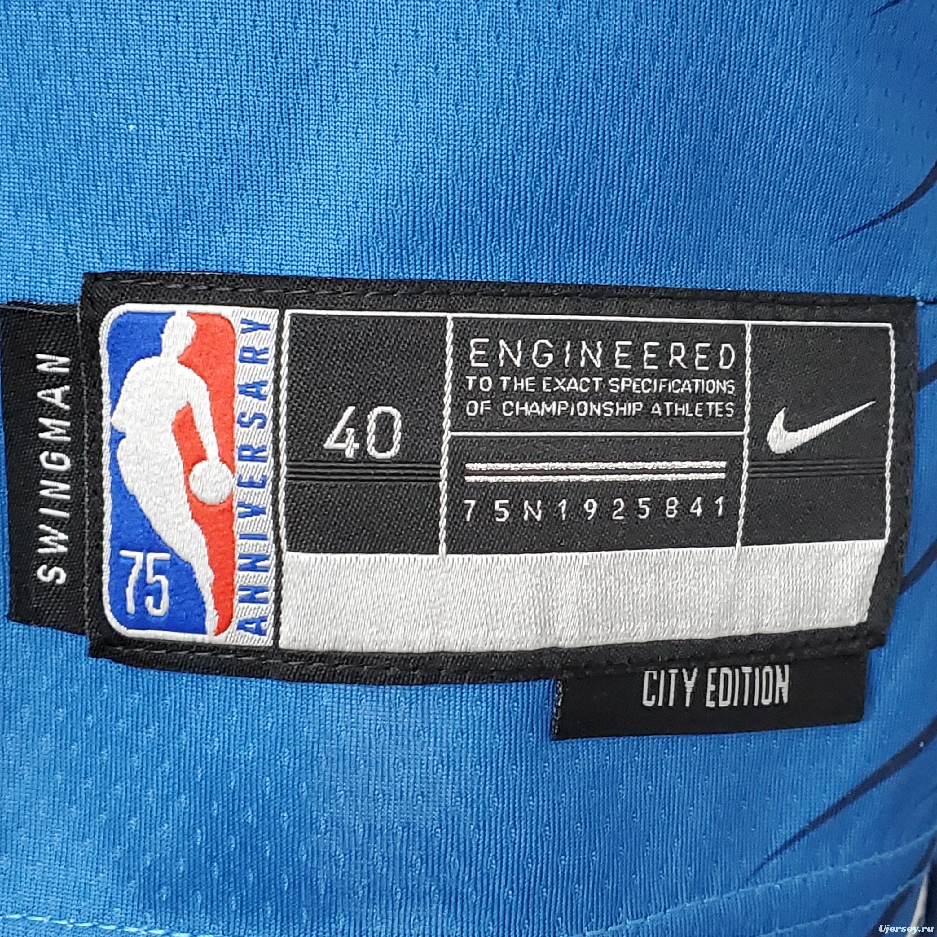 75th Anniversary 2202 Season ROSE#25 Minnesota Timberwolves City Edition Blue NBA Jersey