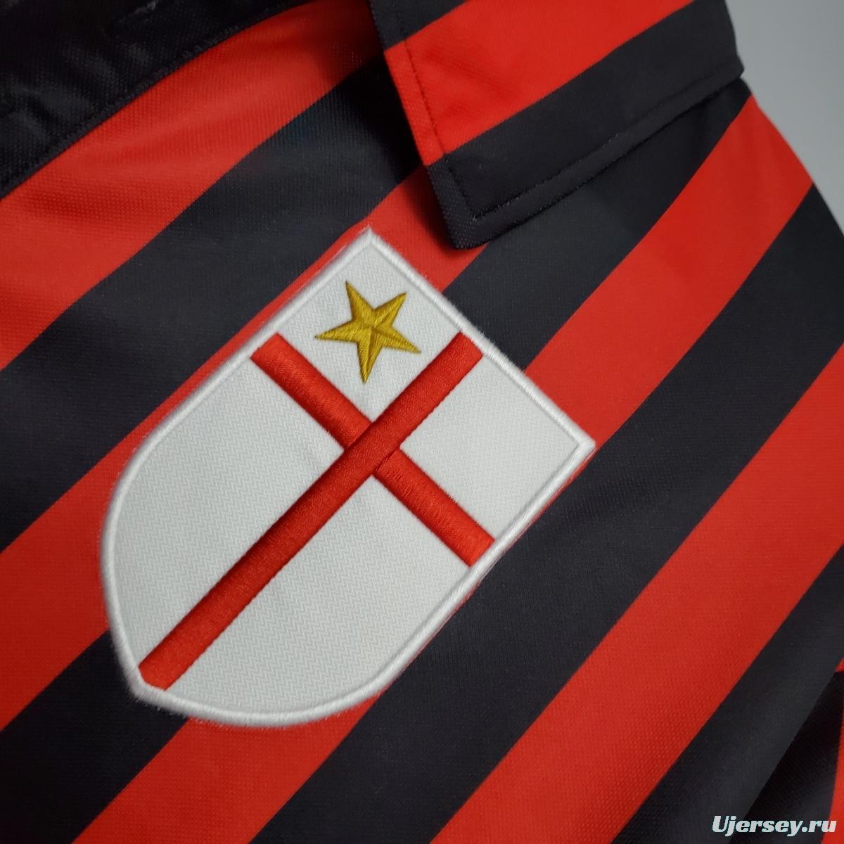 Retro 99-00 AC Milan Centenary home Soccer Jersey