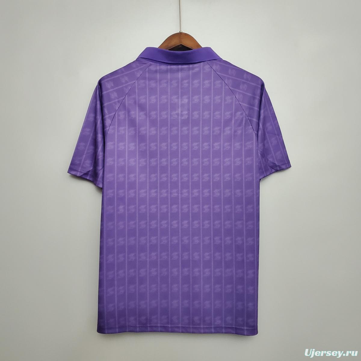 Retro Fiorentina 89/90 home Soccer Jersey