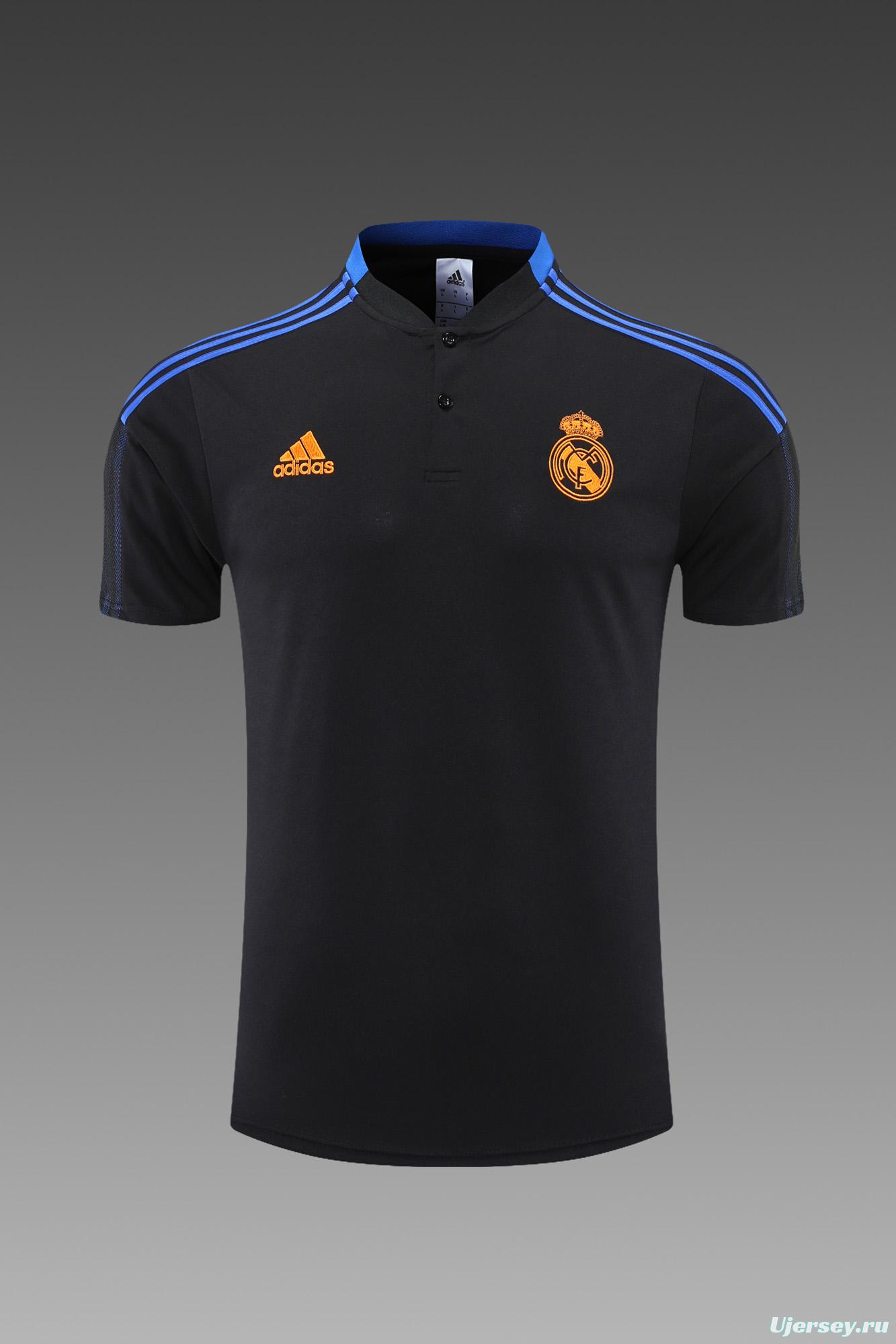 Real Madrid POLO kit black and blue stripes (not supported to be sold separately)