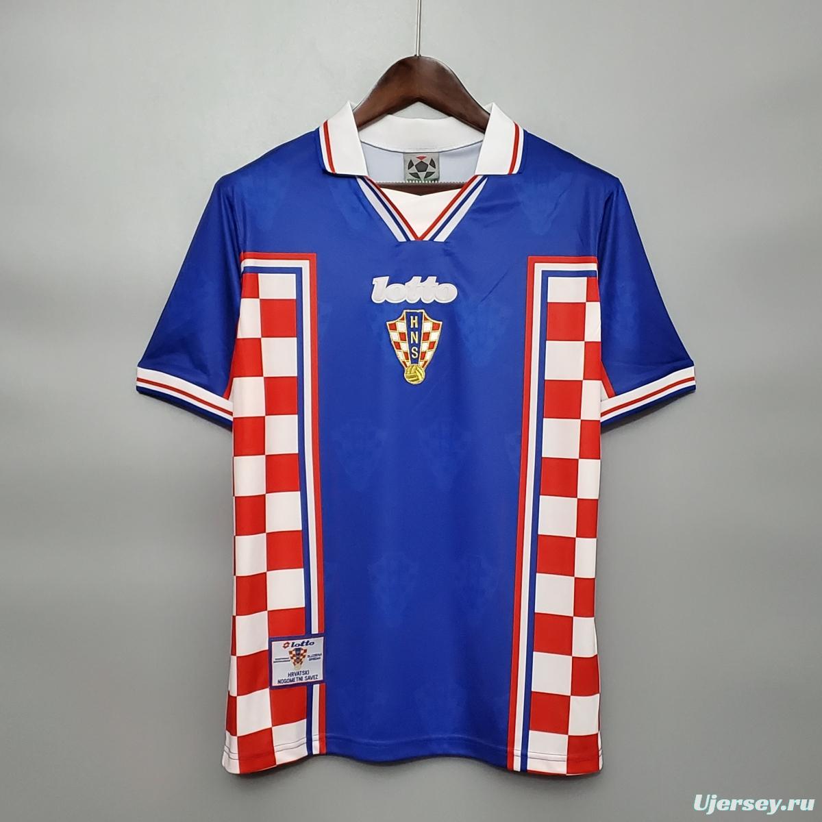 Retro 1998 Croatia home Soccer Jersey
