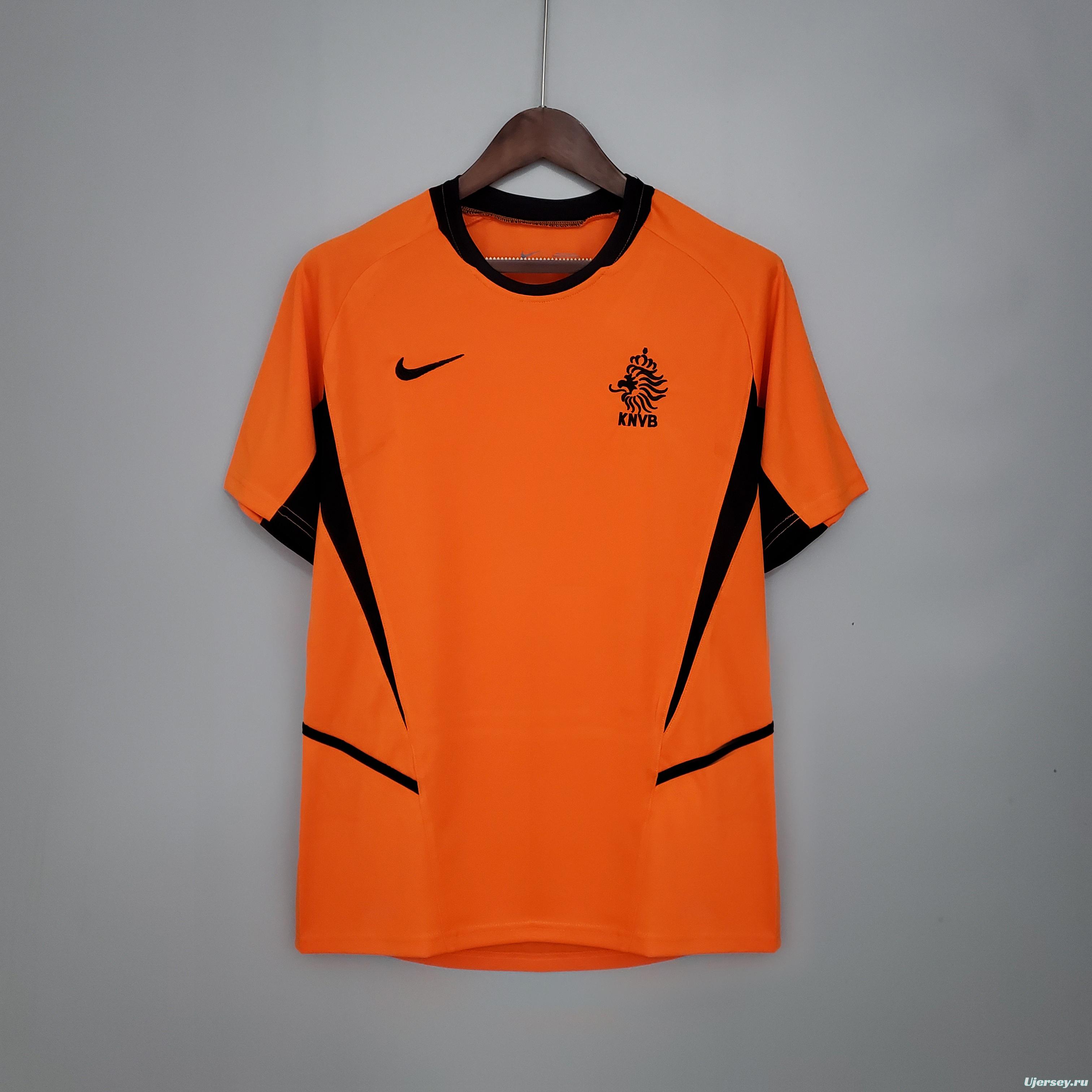 Retro Netherlands 2002 home Soccer Jersey