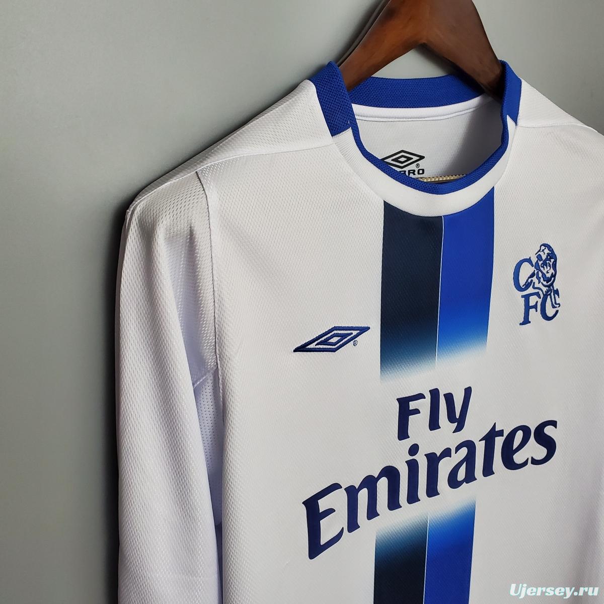 Retro long-sleeved 03/05 Chelsea away Soccer Jersey