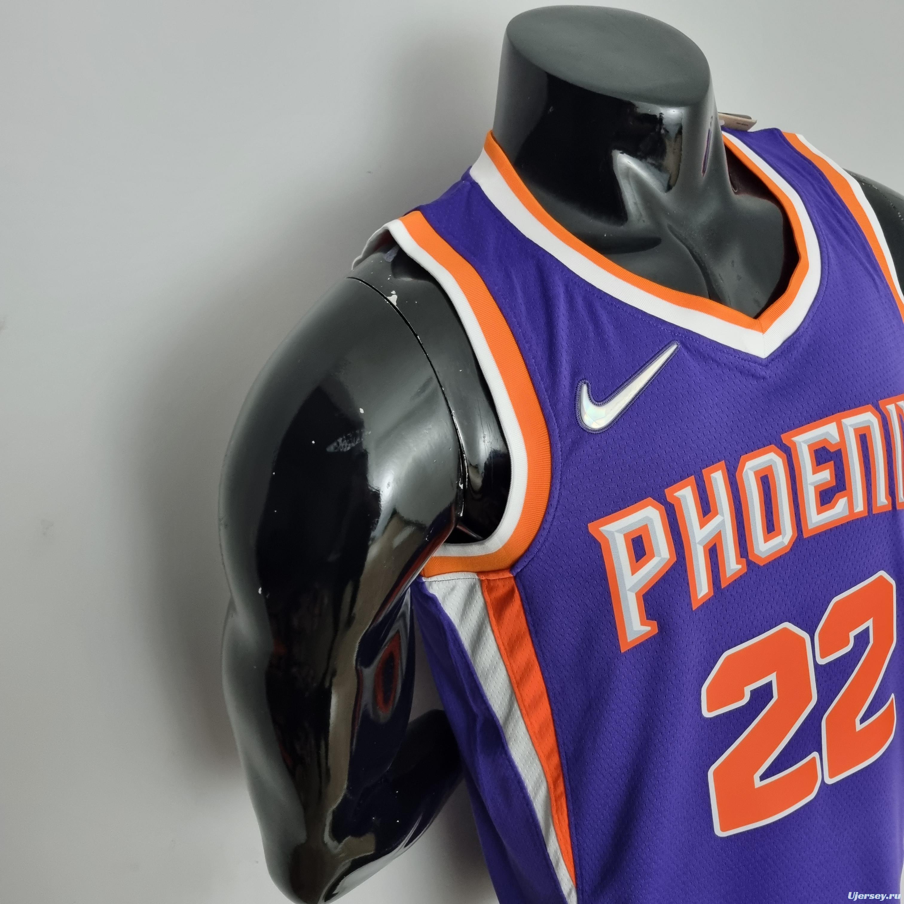 75th Anniversary Ayton #22 Phoenix Suns Purple NBA Jersey