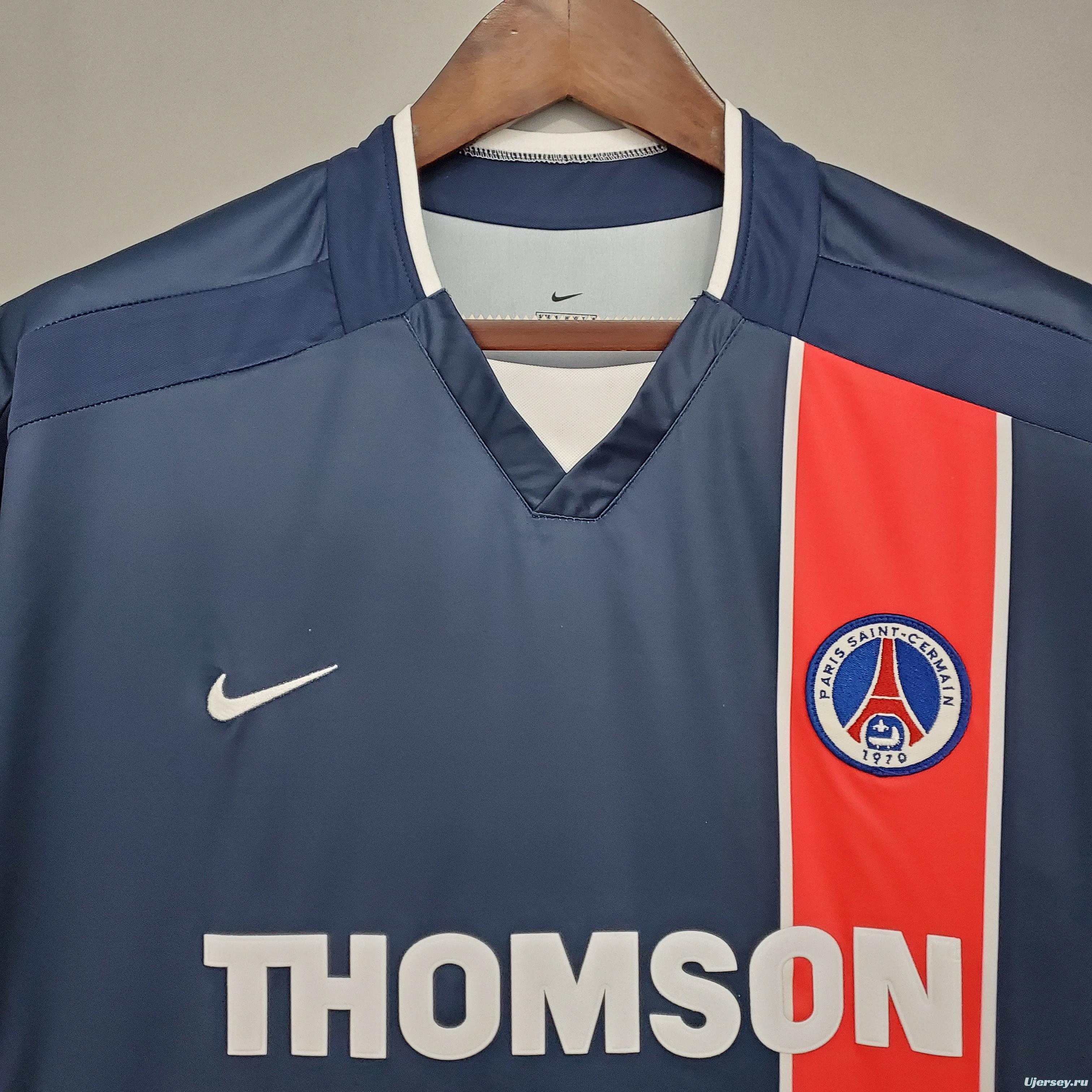 Retro PSG 02/03 home Soccer Jersey