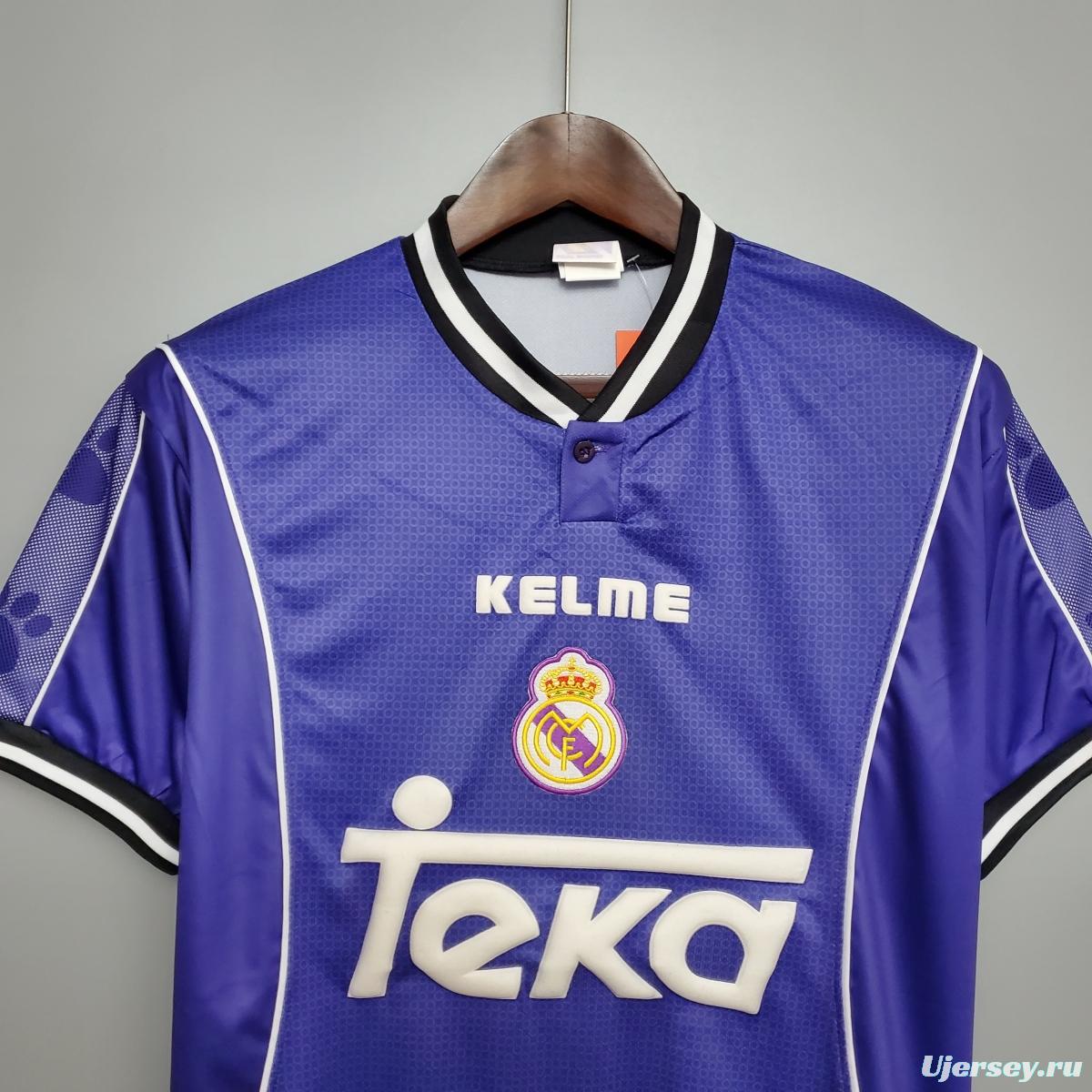 Retro Real Madrid 97/98 away Soccer Jersey