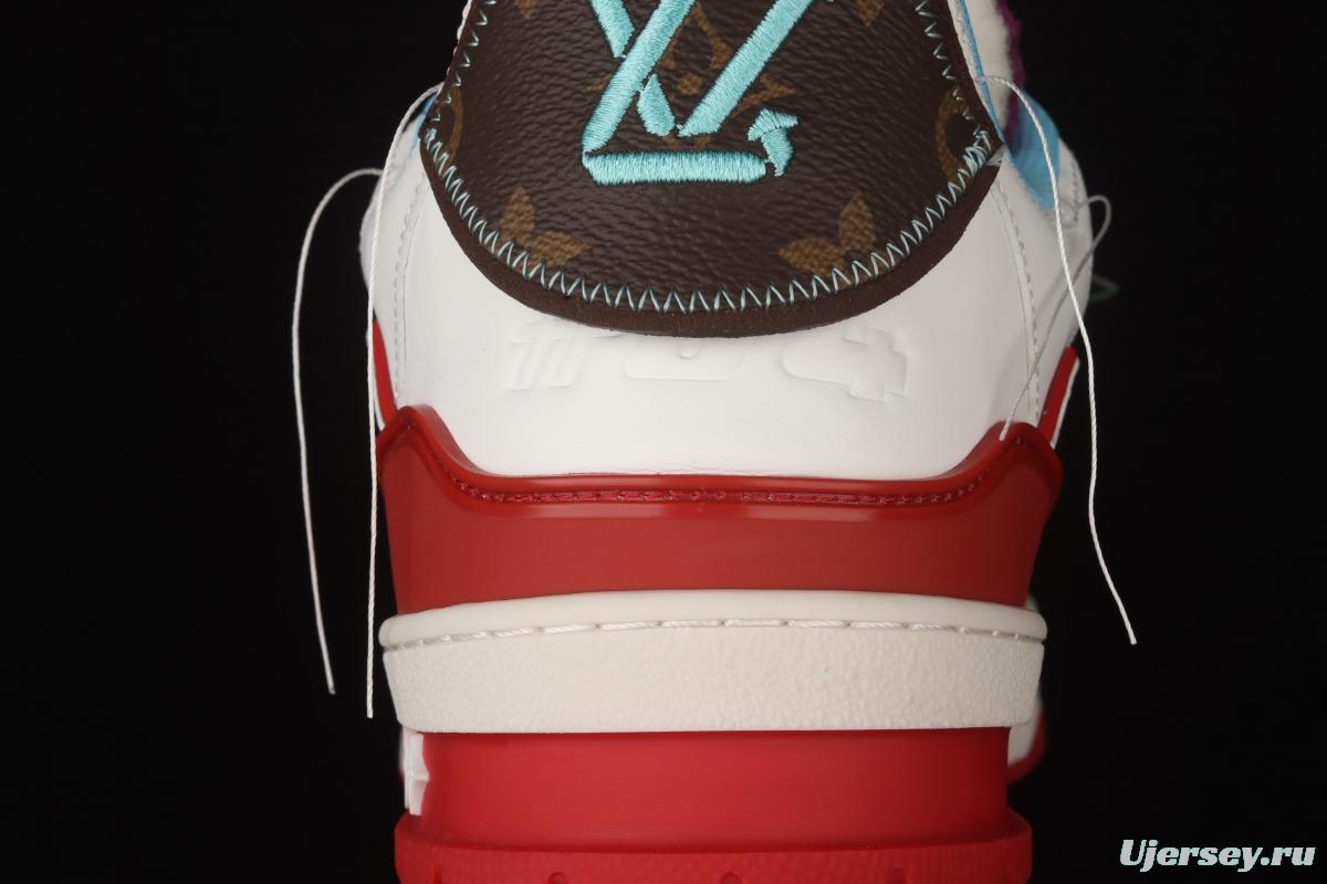 Authentic LV 2021s LV Trainer is limited to the latest color matching in autumn