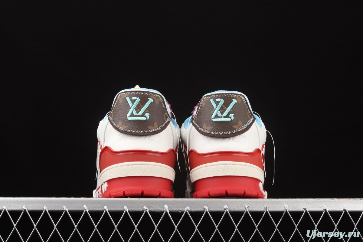 Authentic LV 2021s LV Trainer is limited to the latest color matching in autumn