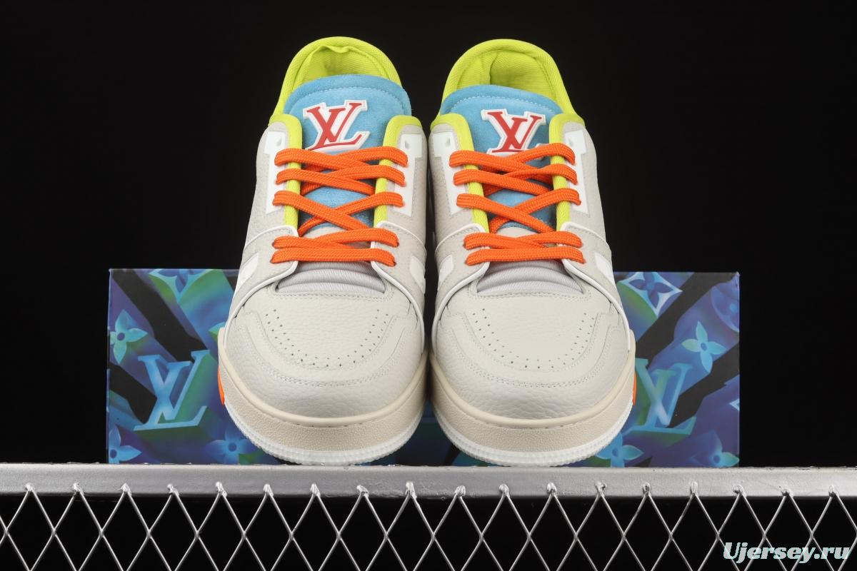 Authentic LV 2021s LV Trainer is limited to the latest color matching in autumn