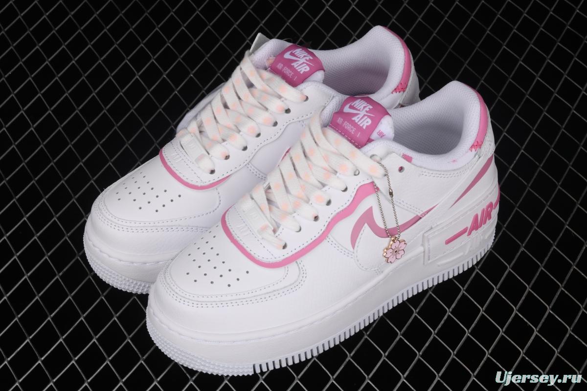 NIKE Air Force 1 ShAdidasow light weight heightened low-top 100-top board shoes CI0919-102