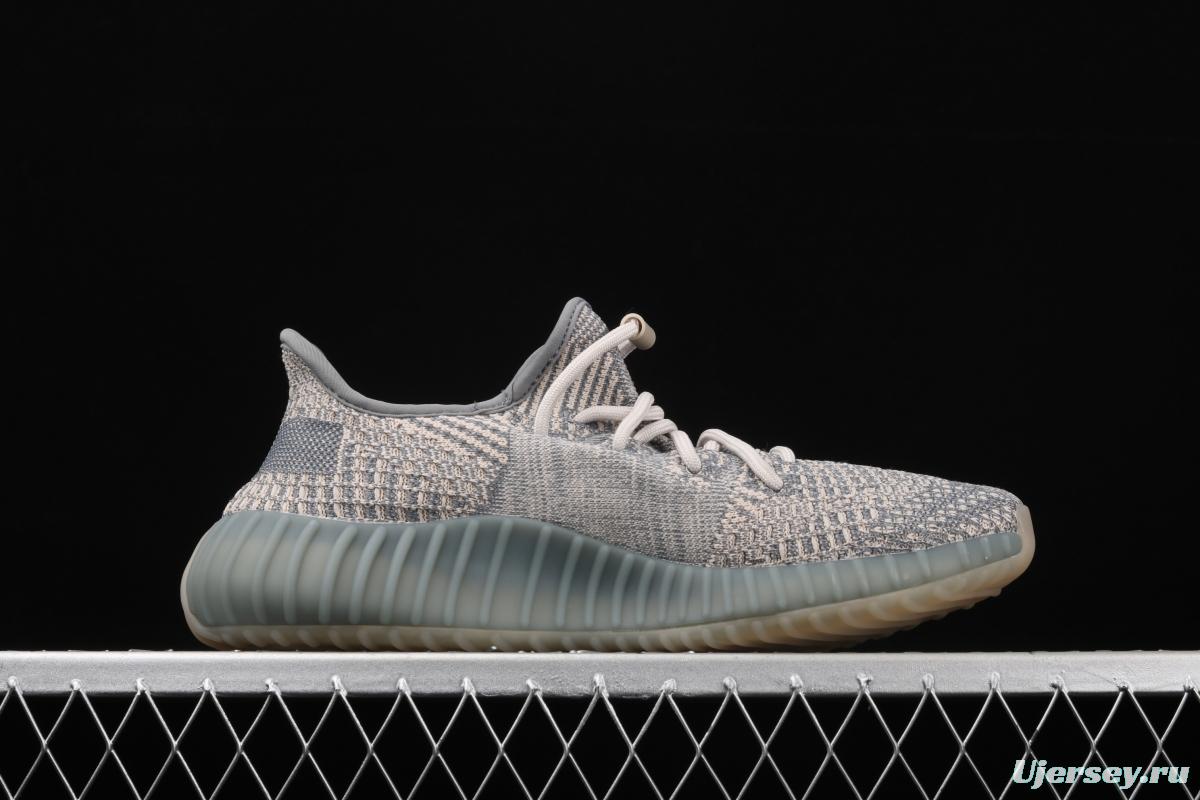 Adidas Yeezy Boost 350 V2 Israfil FZ5421 Darth Coconut 350 second Generation Silver Blue Angel Color BASF Popcorn