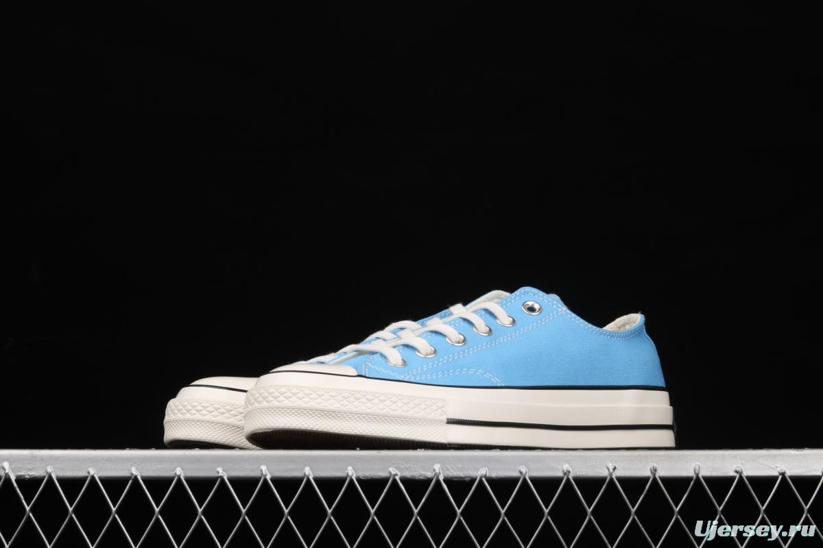 Converse Chuck 70s new spring color lake water blue matching low-top casual board shoes 171569C