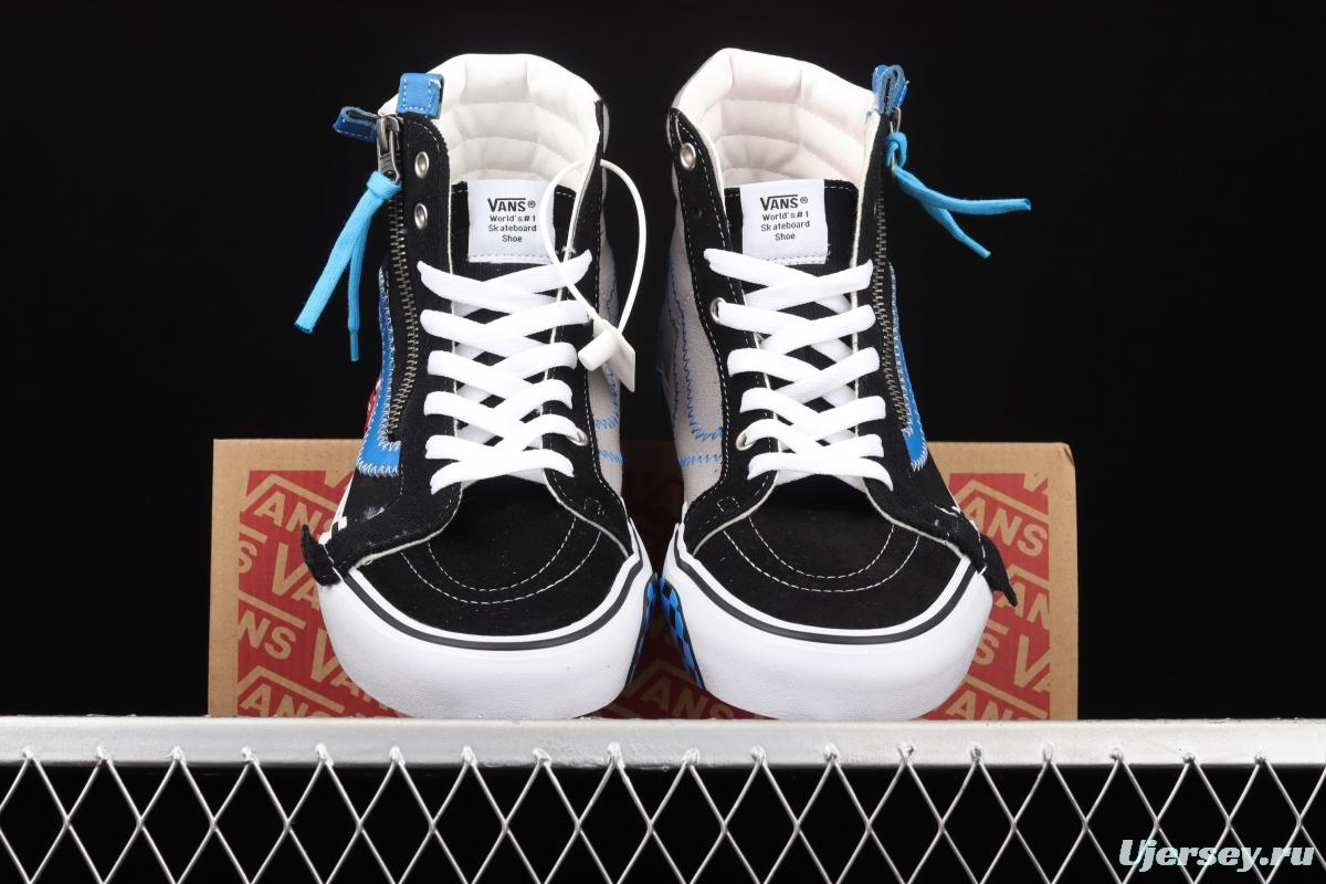 Vans SK8-Hi Reissue Ca Vance deconstructs and splices VN0A3WM15FC of high-top vulcanized shoes