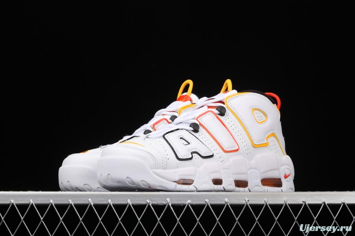 NIKE Air More Uptempo 96 QS Pippen Primary Series Classic High Street Leisure Sports Culture Basketball shoes DD9223-100