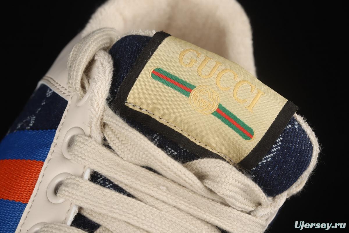 Gucci Distressed Screener Sneaker Gucci classic dirty shoes