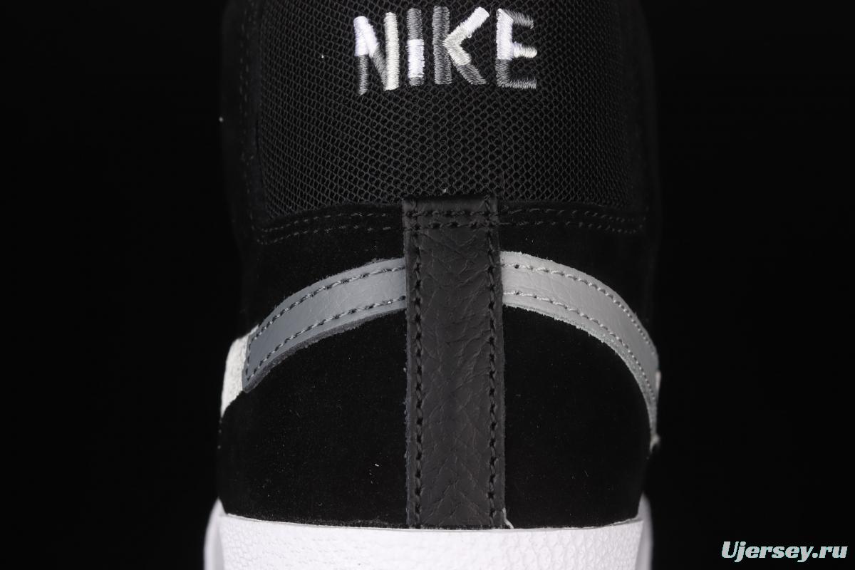 NIKE SB Zoom Blazer Mid PRM splicing broken hook leisure Zhongbang board shoes DA8854-001