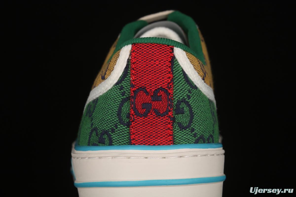 Gucci Tennis 1977 Print Sneaker canvas printed retro leisure sports board shoes 2UZ604275