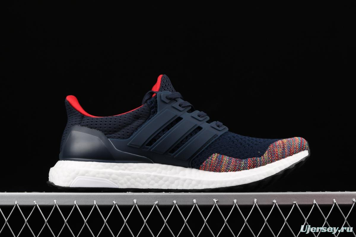 Adidas Ultra Boost 1.0 Multicolor Toe BB7801 colorful woven breathable cushioning running shoes