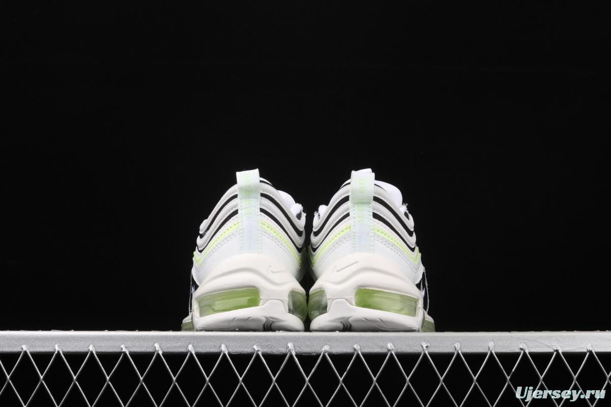 NIKE Air Max 97 XL 3M reflective white and green air cushion running shoes 921733-105