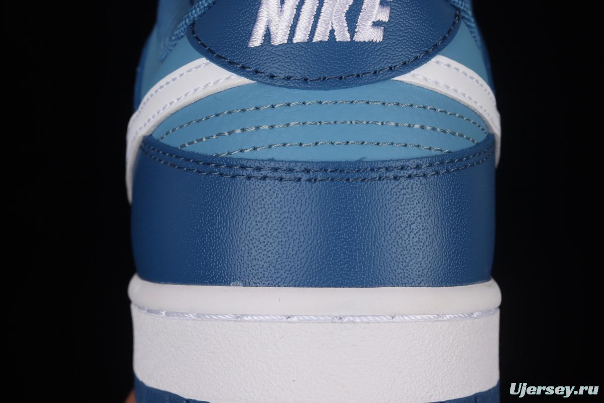 NIKE SB DUNK Low Dark Marina Blue sea blue color SB buckle rebound fashion leisure board shoes DJ6188-400