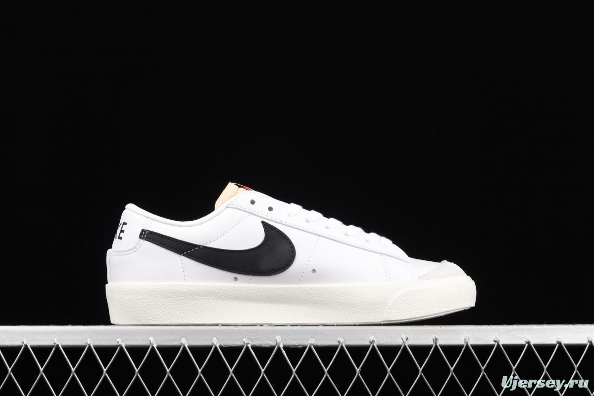 NIKE Blazer Low'77 Vintage Trail Blazers Leather Leather low-top Leisure Board shoes DA6364-101