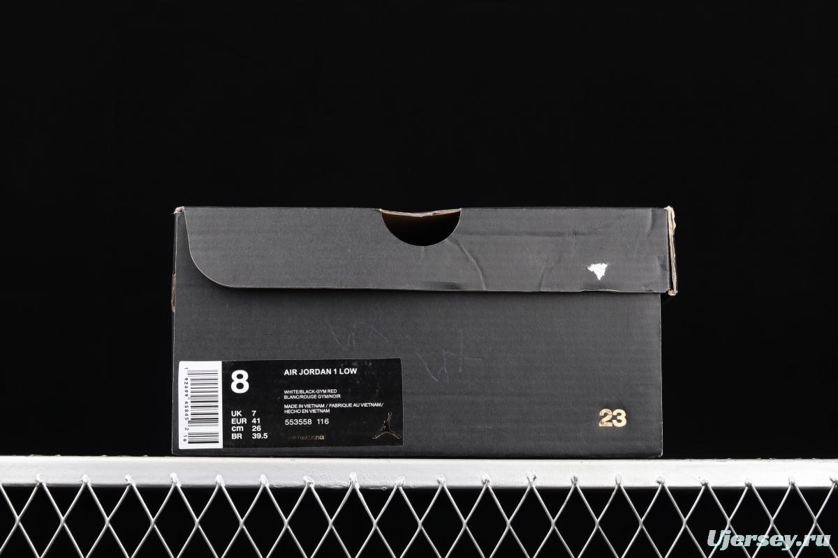Air Jordan 1 Low low-side cultural leisure sports shoes 553558-116