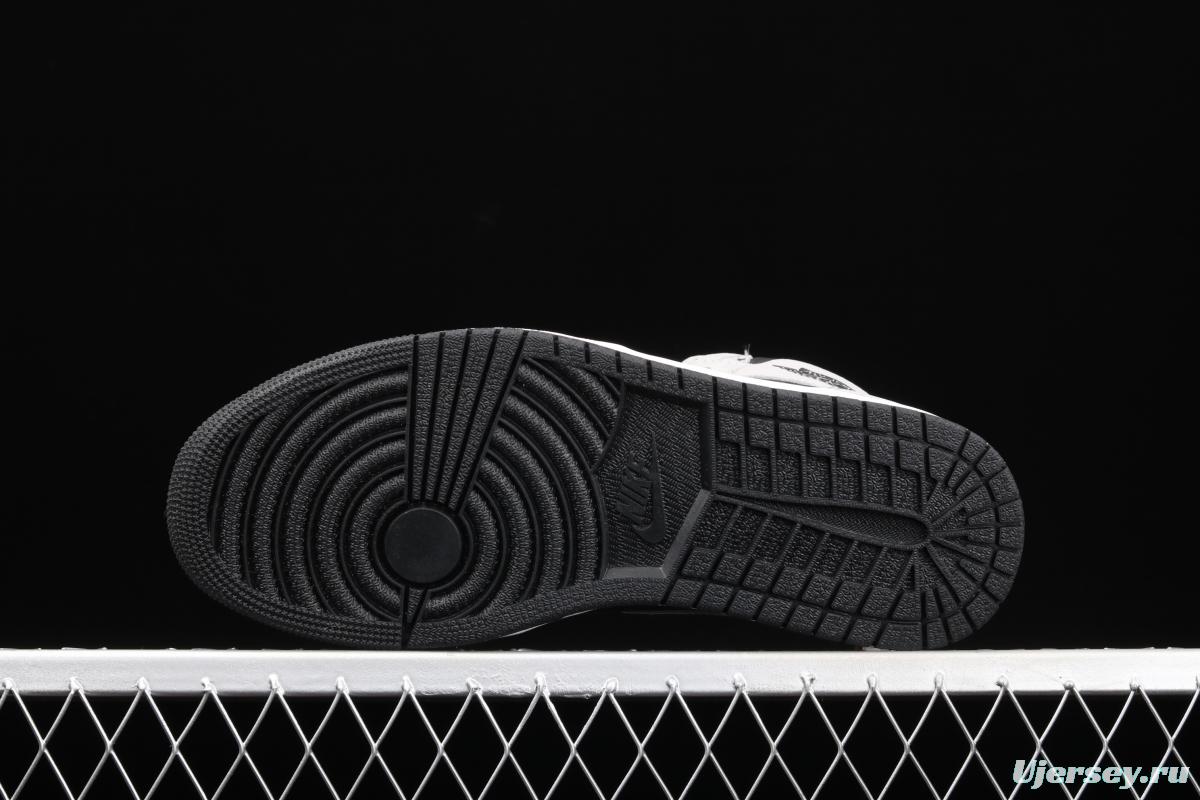Air Jordan 1 High Gao Bang Gray Panda 555088-035
