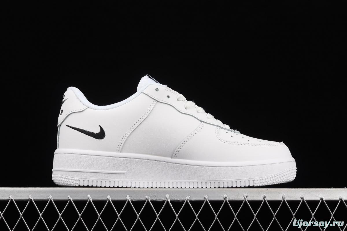 NIKE Air Force 1 Low Multi Swoosh all-white colorful low-top casual board shoes DM9096-100