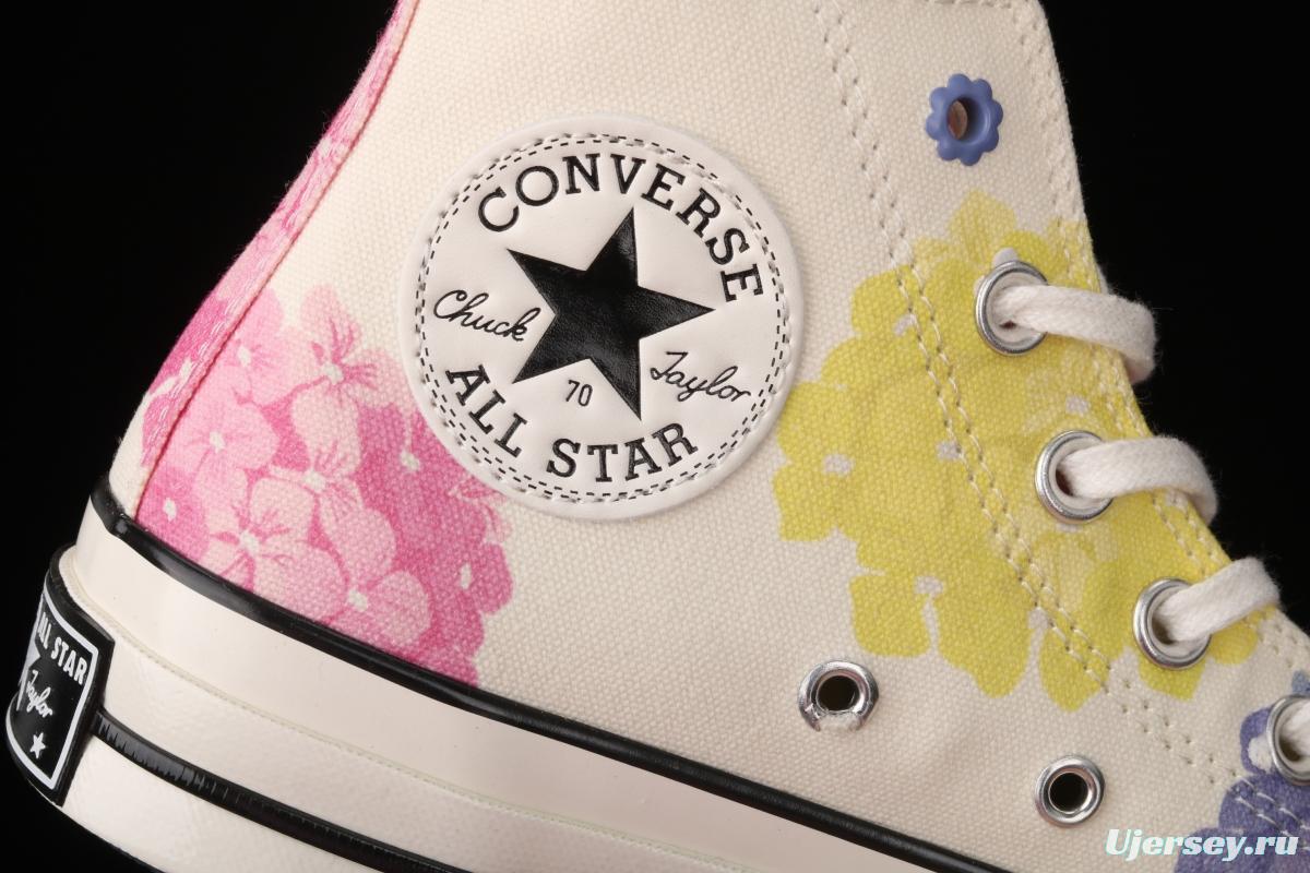 Converse 1970S Flower Series High Top Leisure Board shoes 570580C