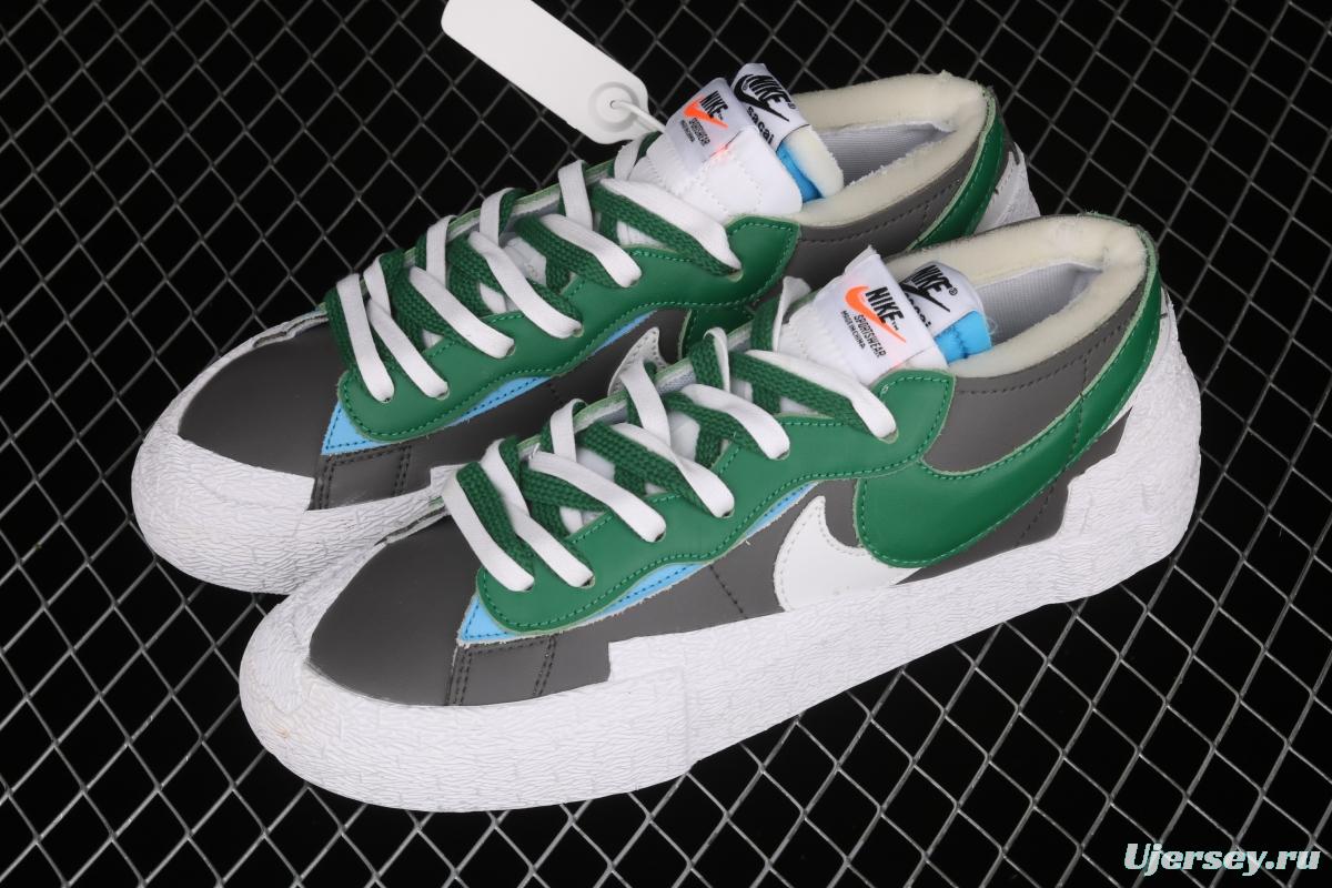 Sacai x NIKE Blazer Low co-signed Trail Blazers low-top casual board shoes DD1877-001