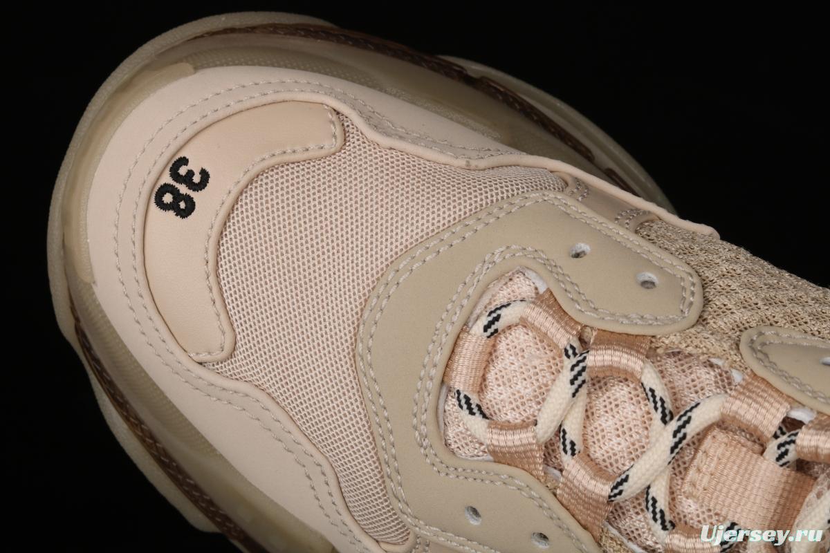 Balenciaga Triple S 3.0 full-combination nitrogen crystal outsole GA19710 for retro casual running shoes