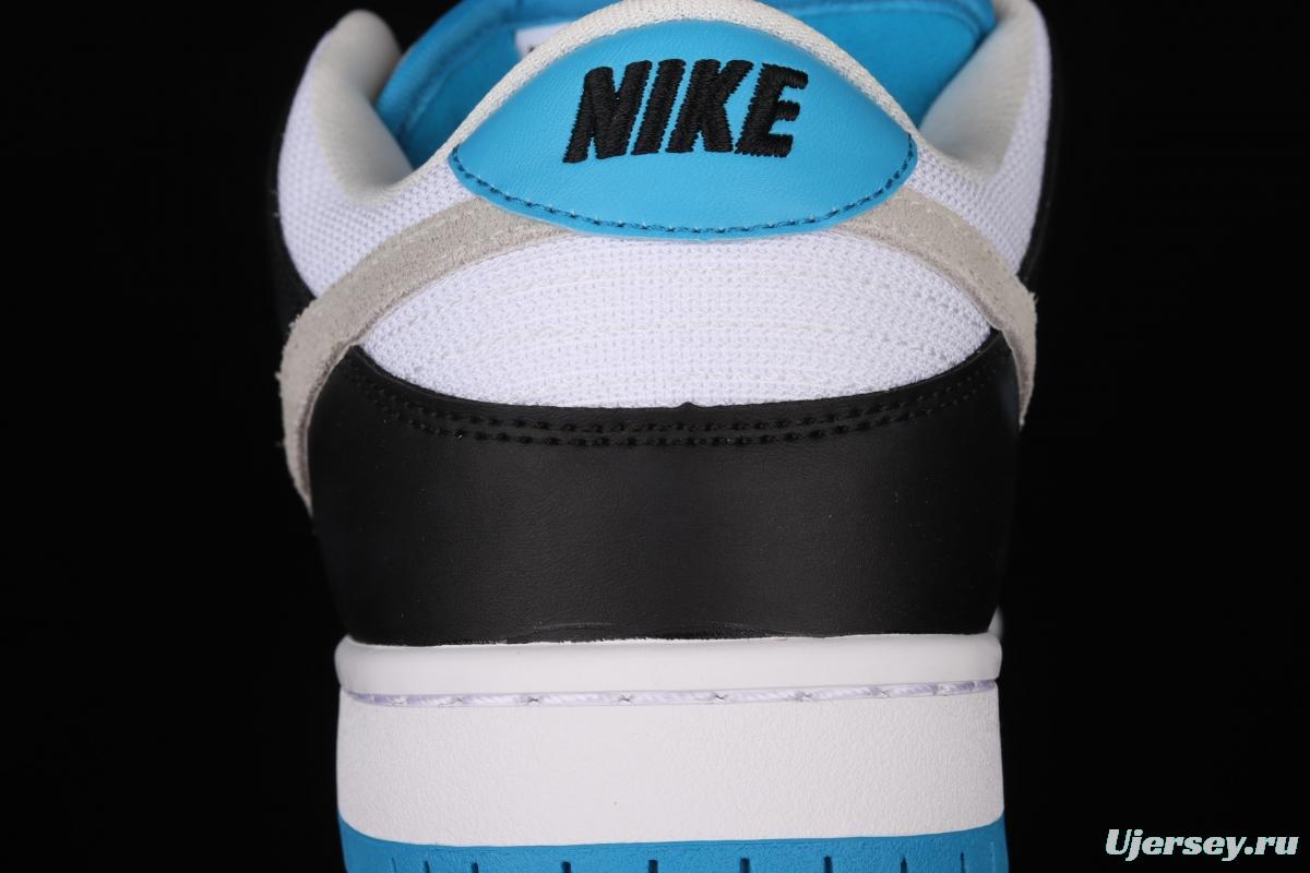 NIKE SB DUNK Low Prm laser blue color SB buckle rebound fashion casual board shoes BQ6817-101