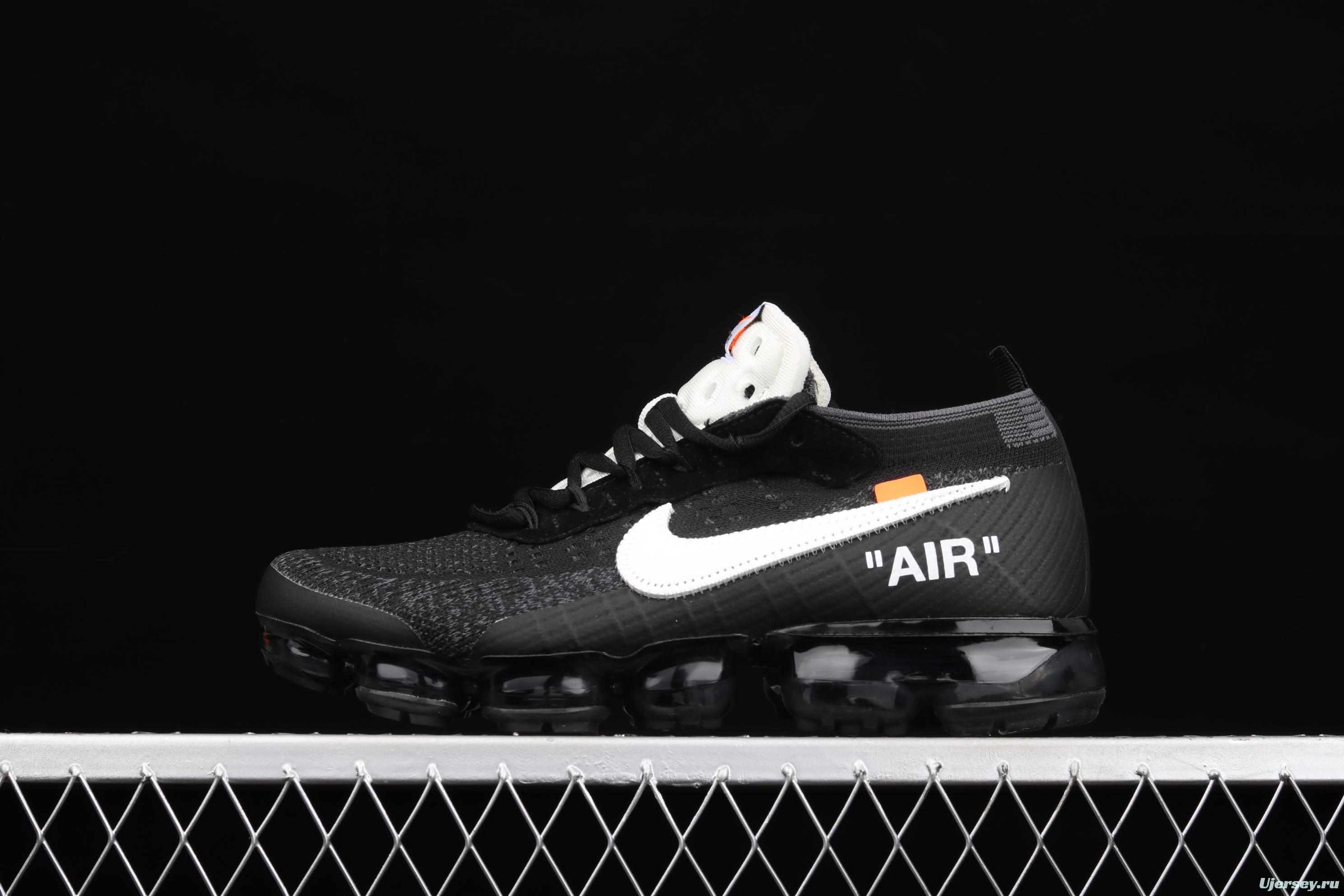 OFF-White x NIKE Vapor Max steam cushion jogging shoes AA3831-001