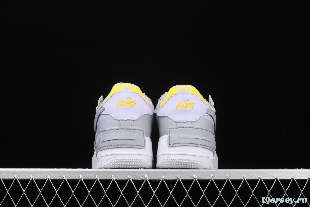 NIKE Air Force 1 ShAdidasow light weight heightened low-top board shoes CI0919-002